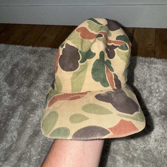 Vintage Duck Camo Hunting Hat - Picture 2 of 8